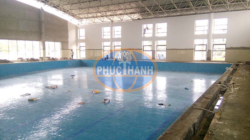 Công trình thi công bể bơi chất lượng cao tại Phúc Thanh