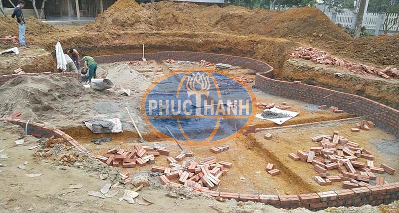 Bể bơi được lên ý tưởng trước khi bắt đầu vào công đoạn thi công